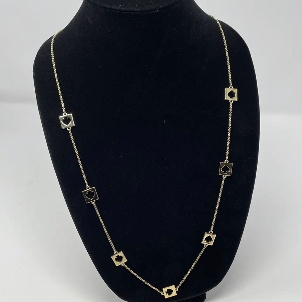 Kate Spade Hole Punch Gold Necklace